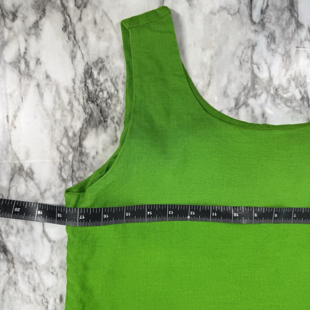 Green Linen Top - Picture 5 of 5